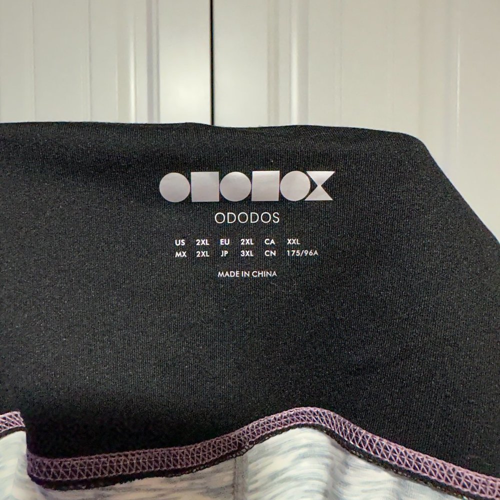 ODODOS Leggings 2x - Picture 2 of 2